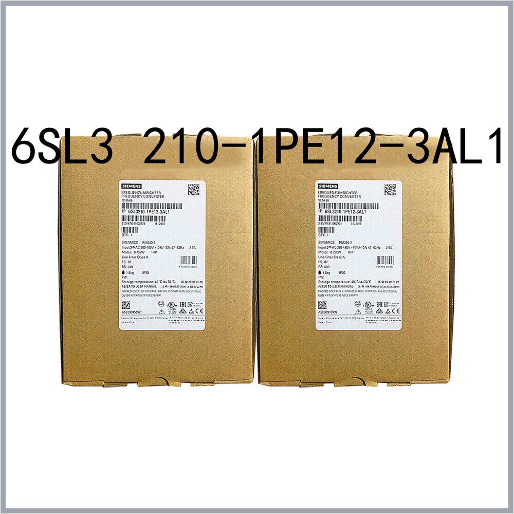 Siemens 1PCS New Boxed 6SL3 210-1PE12-3AL1 6SL3210-1PE12-3AL1 Inverter module