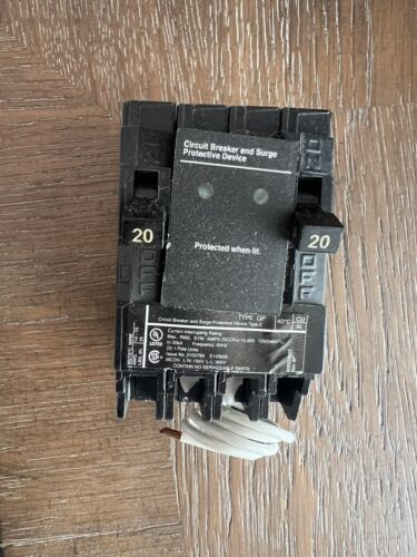 Siemens 20Amp Circuit Breaker and Surge Protector - Black (QSA2020SPDP)