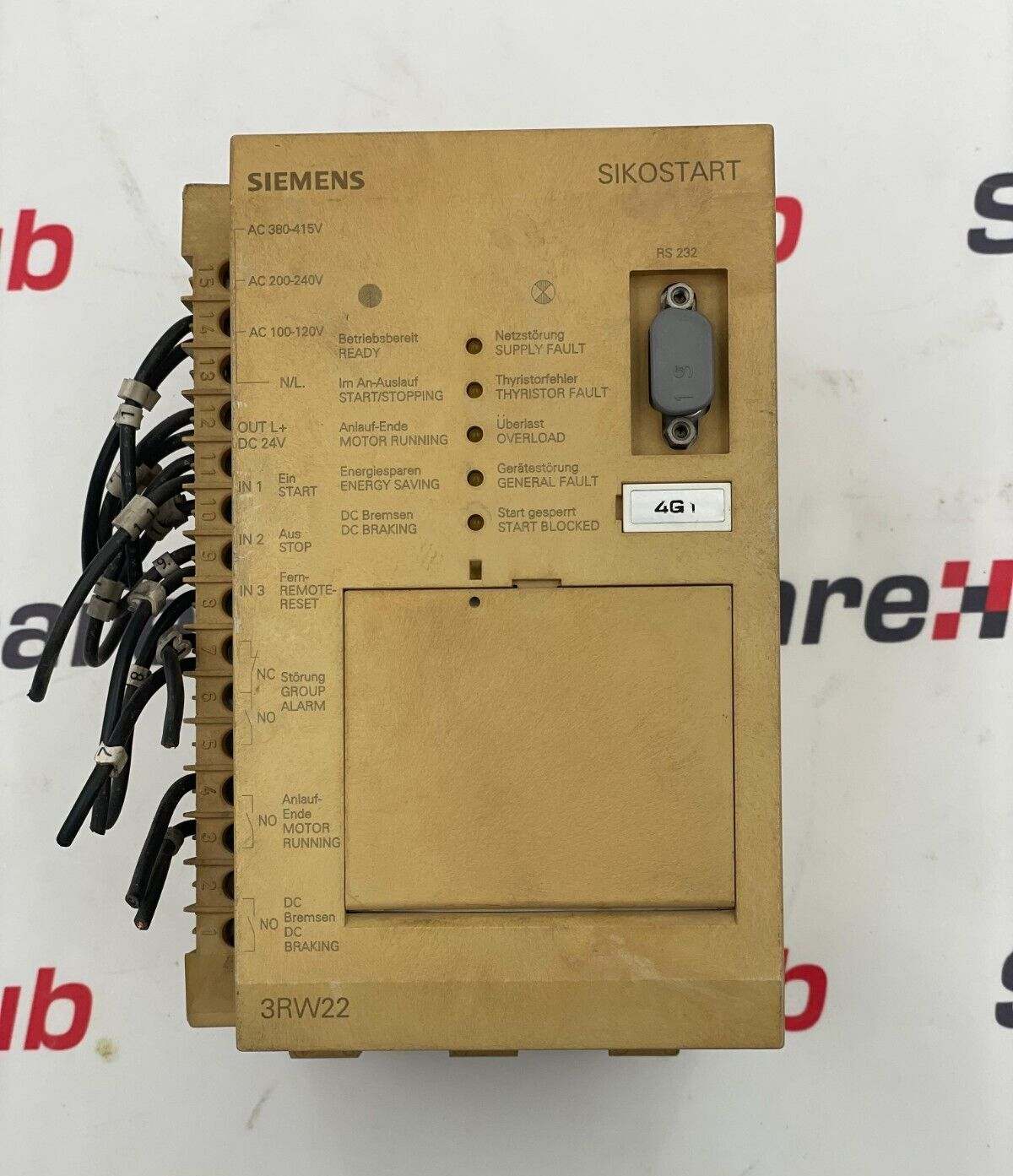 SIEMENS 3RW2227-1AB15 SOFT STARTER