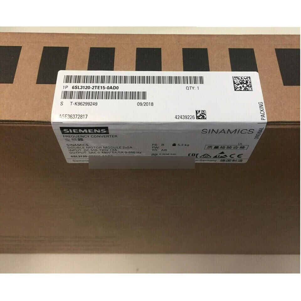 New Siemens 6SL3 120-2TE15-0AD0  6SL3 120-2TE15-0AD0 PLC Module