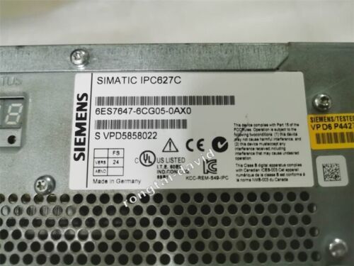 6ES7647-6CG05-0AX0 SIEMENS IPC627C Used Fast Shipping By DHL