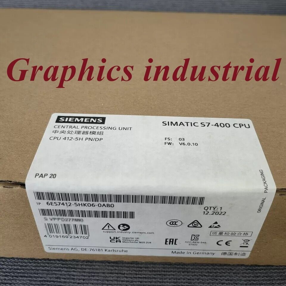 NEW SIEMENS 6ES7 412-5HK06-0AB0  6ES7412-5HK06-0AB0 Analog Input Module