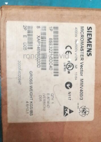 6SE3221-0DC40 Siemens Frequency Converter Brand New Fast Shipping