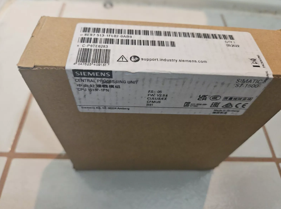 1PCS Siemens 6ES7 513-1FL02-0AB0 6ES7513-1FL02-0AB0 Central Processing Unit
