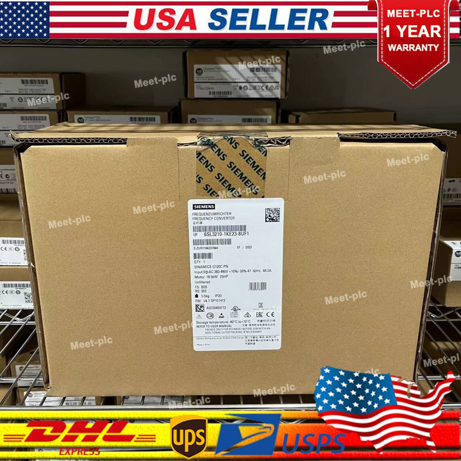 Siemens SINAMICS G120C 18.5KW inverter 6SL3210-1KE23-8UF1 6SL3 210-1KE23-8UF1