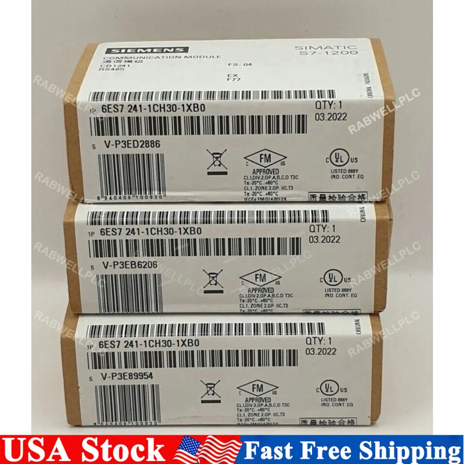 New Siemens 6ES7241-1CH30-1XB0 SIMATIC S7-1200 CB 1241 6ES7 241-1CH30-1XB0