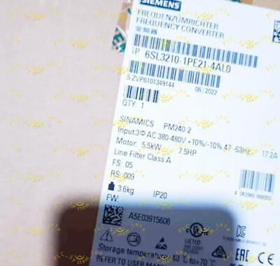 1PCS NEW SIEMENS POWER MODULE 6SL3210-1PE21-4AL0 6SL3 210-1PE21-4AL0