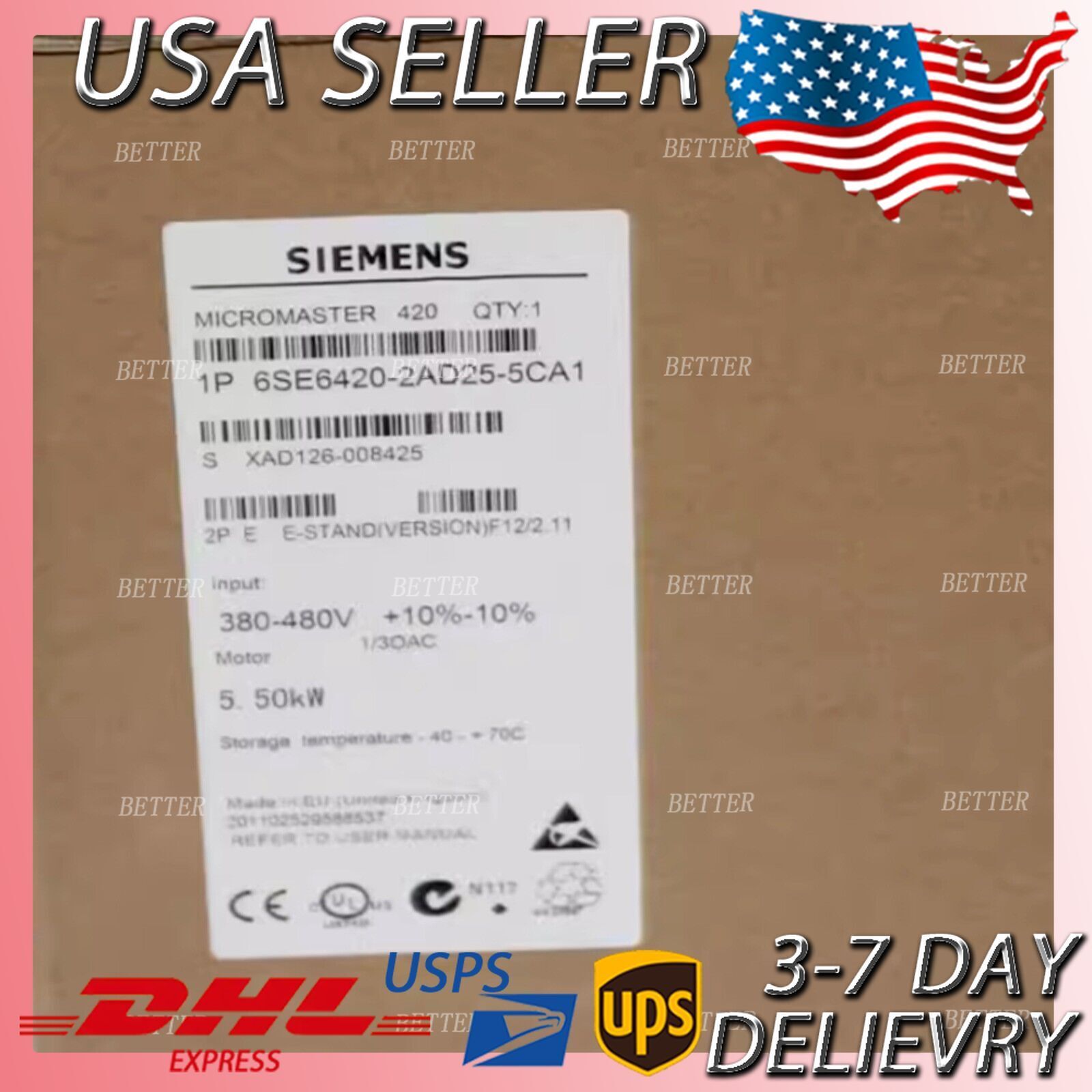 NEW Siemens 6SE6 420-2AD25-5CA1 6SE6420-2AD25-5CA1