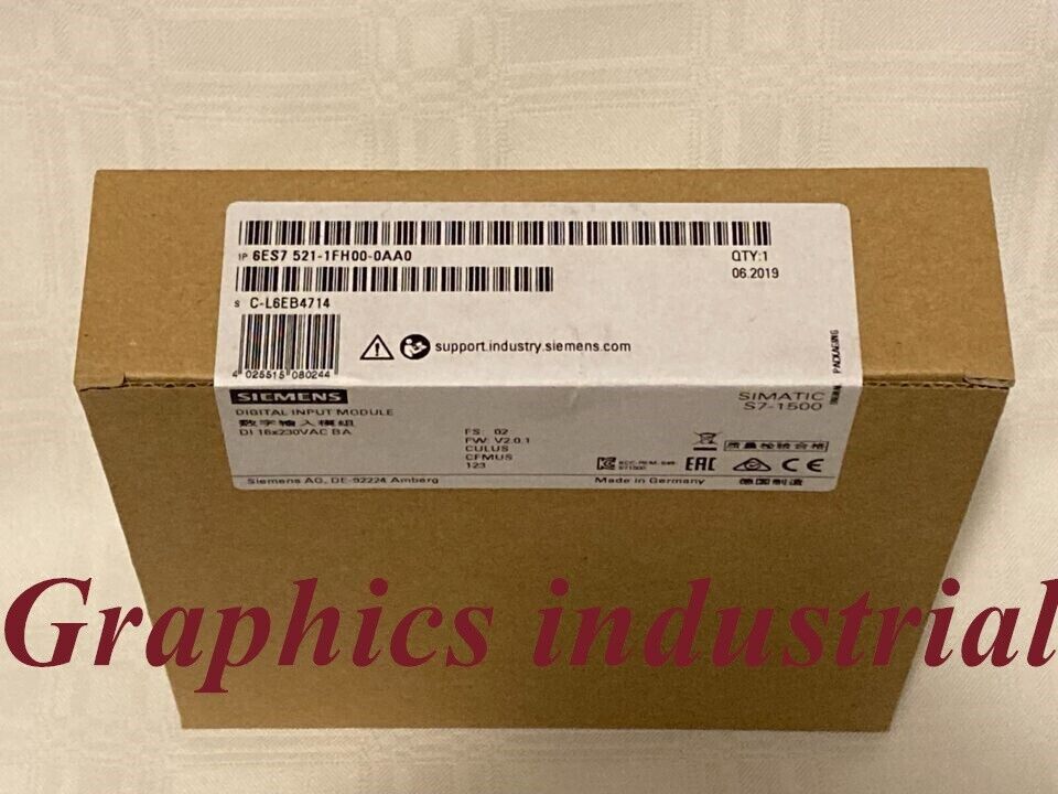 NEW Siemens 6ES7521-1FH00-0AA0 /6ES7 521-1FH00-0AA0 S7-1500 Digital Input Module