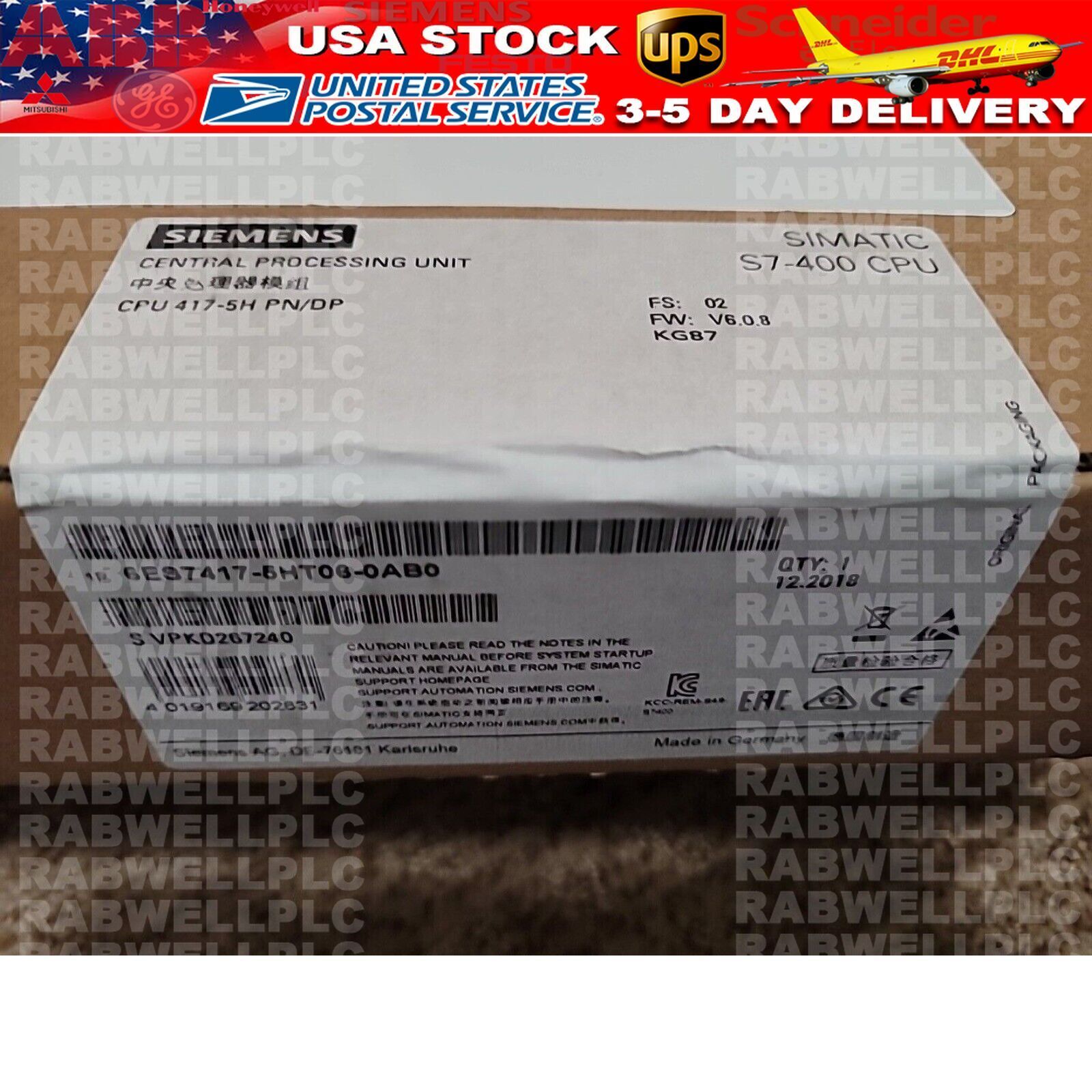 ONE Siemens Module 6ES7 417-5HT06-0AB0 6ES7417-5HT06-0AB0