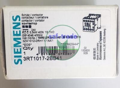 1PCS NEW IN BOX Siemens Contactor 3RT1017-2BB41 24VDC 3RT1 017-2BB41