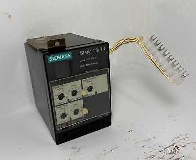 Siemens RMS-TSI-TZ  Static Trip III Trip Unit LSI RMSTSITZ 18-483-905-506 ITE