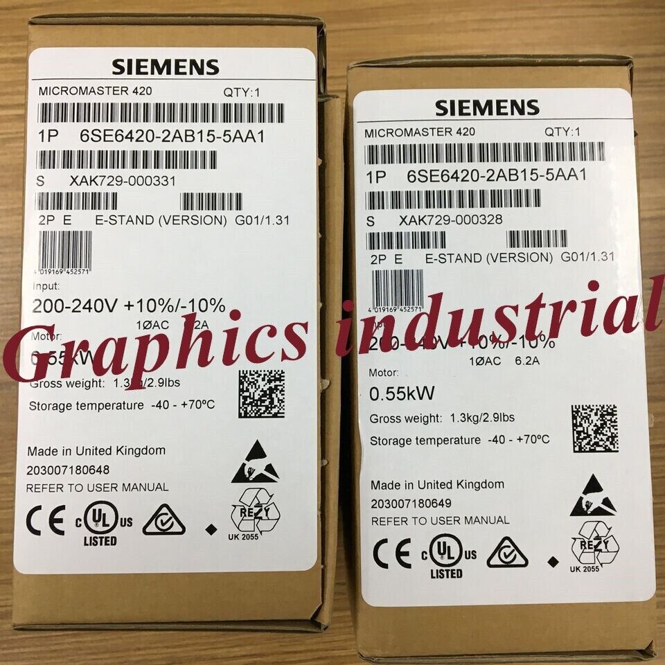NEW  SIEMENS 6SE6 420-2AB15-5AA1 6SE6420-2AB15-5 New In Box Fast Shipping