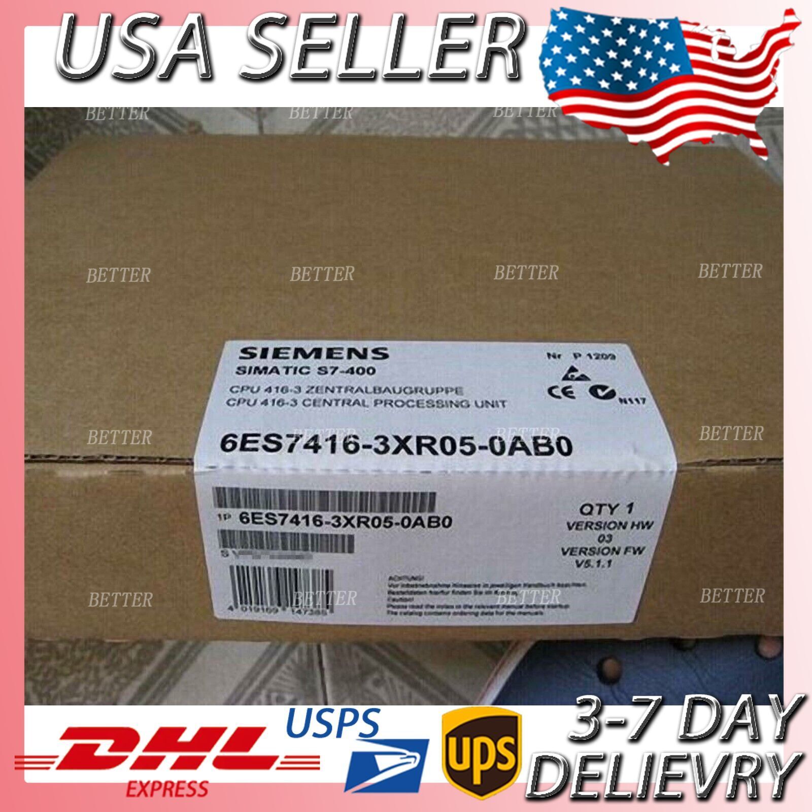 1PC New Sealed SIEMENS 6ES7 416-3XR05-0AB0 6ES7416-3XR05-0AB0