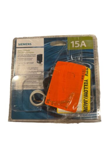 Siemens 15 Amp Single Pole Type QPF2 QF115AP GFCI Circuit Breaker Open Box