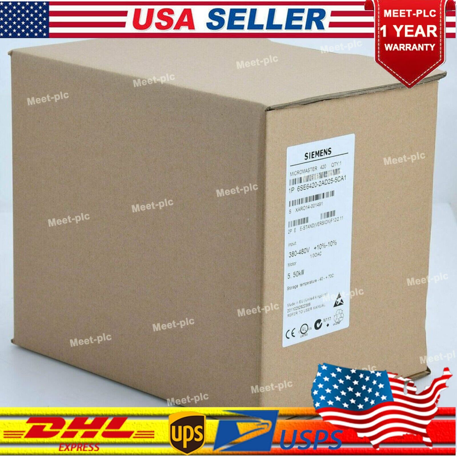 New Siemens 6SE6 420-2AD25-5CA1 MICROMASTER 420 with Filter 6SE6420-2AD25-5CA1