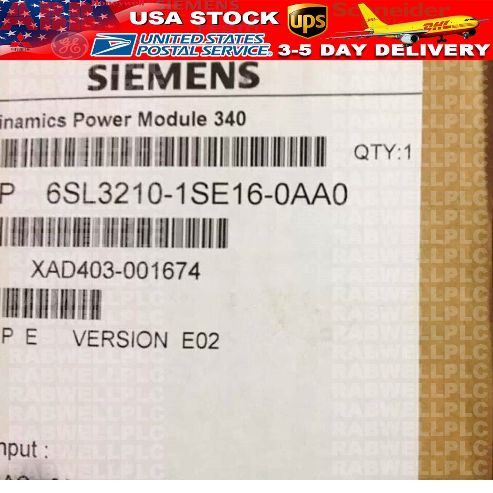 New Siemens 6SL3 210-1SE16-0AA0 6SL3210-1SE16-0AA0  S120 converter Power Module