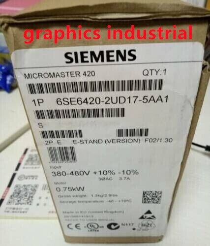 New Siemens Inverter 6SE6 420-2UD17-5AA1 6SE6420-2UD17-5AA1 Fast Shipping