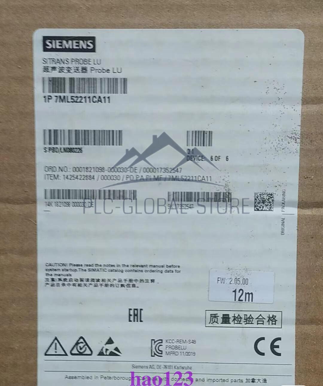 Original Brand NEW 1PCS 7ML5221-1CA11 SIEMENS Ultrasonic Level Gauge