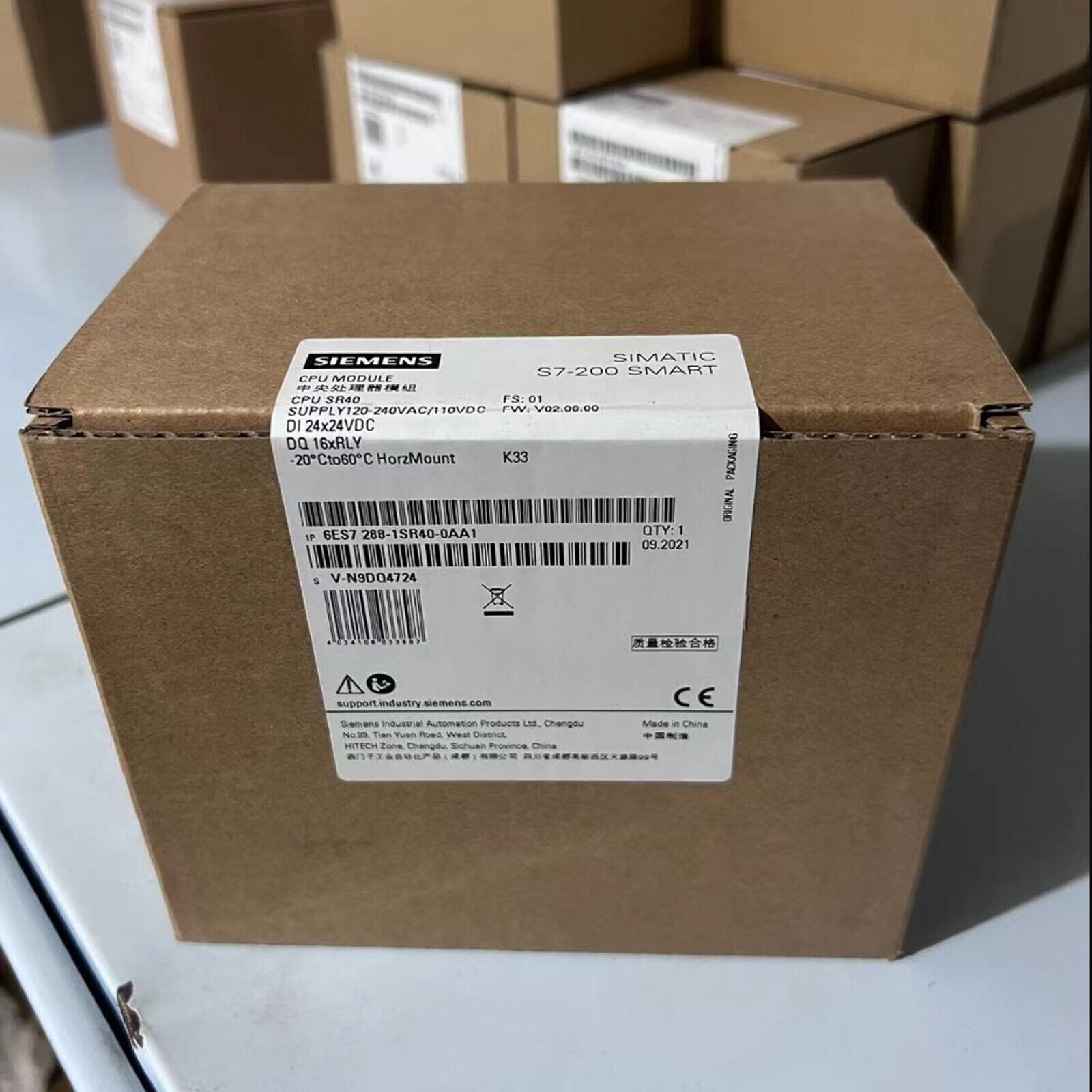 1PC NEW SIEMENS IN BOX 6ES7 288-1SR40-0AA1 CPU module FAST SHIP