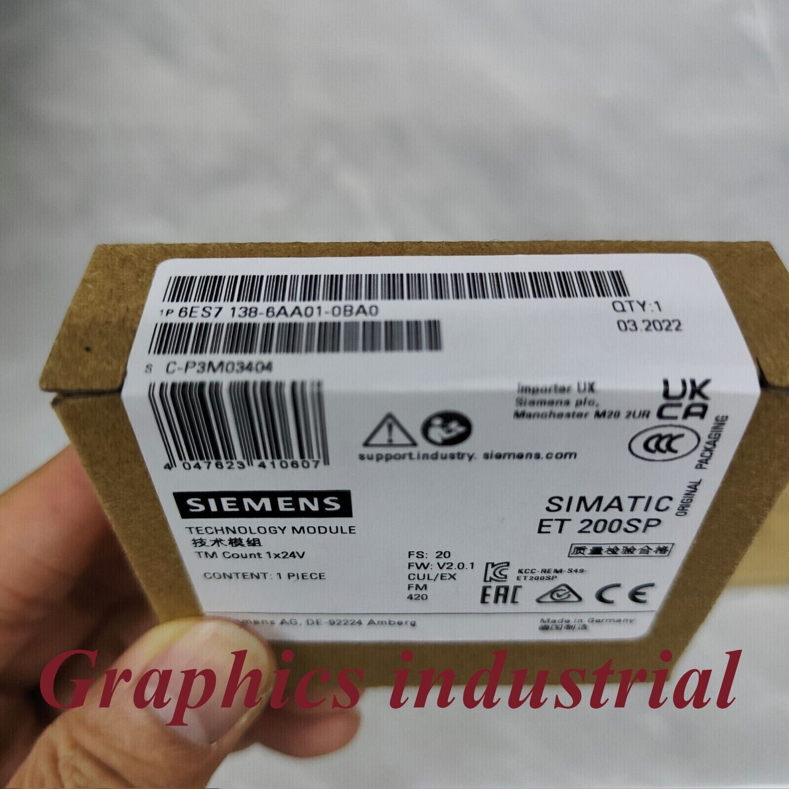 New Siemens 6ES7 138-6AA01-0BA0 Module 6ES7 138-6AA01-0BA0 Fast Shipping