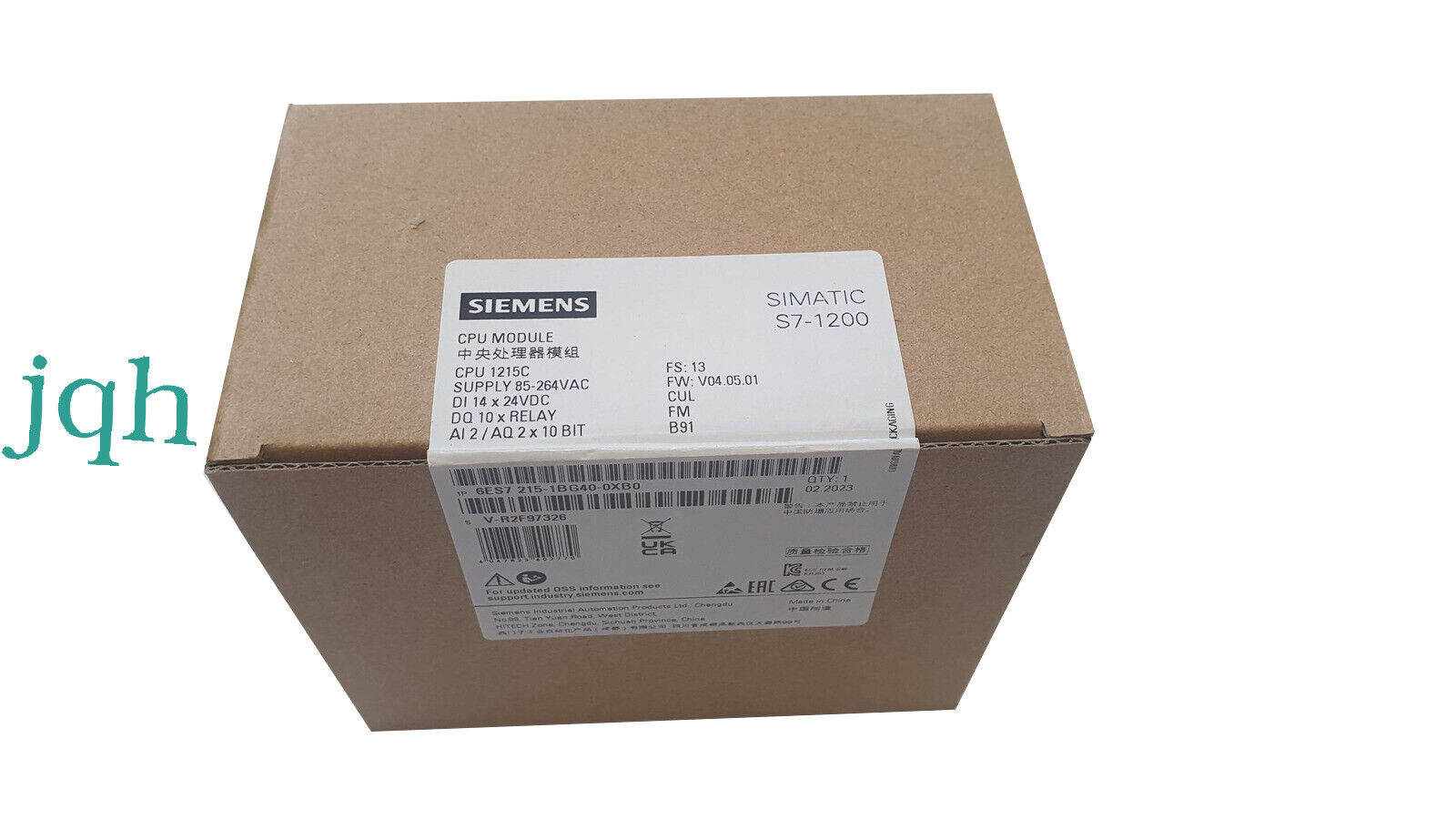 6ES7 215-1BG40-0XB0 1PC New Sealed SIEMENS 6ES7215-1BG40-0XB0*j