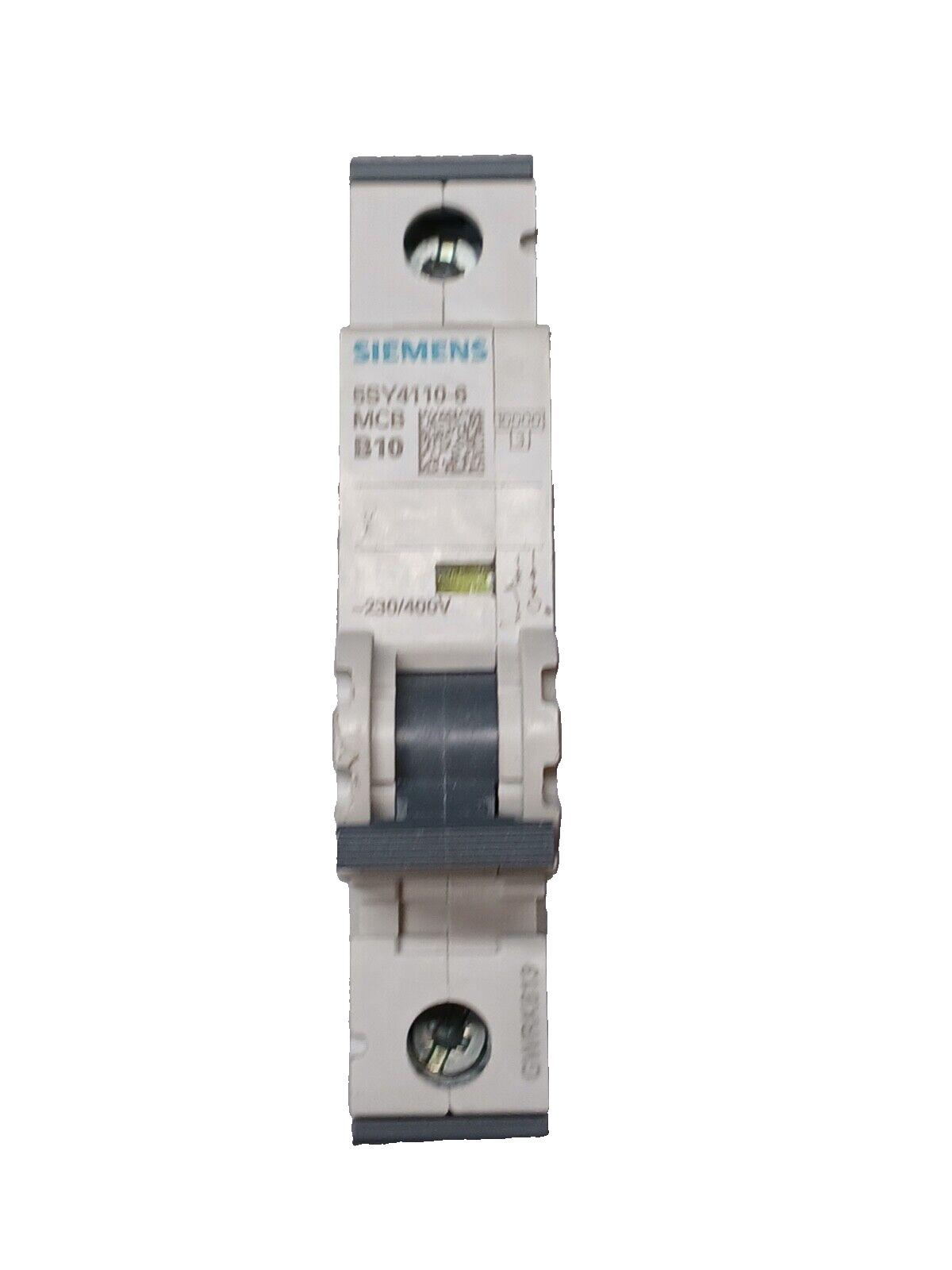 Siemens Circuit Breaker 5SY4110-6 B10 1 Pole 230/400V 6kA German Quality