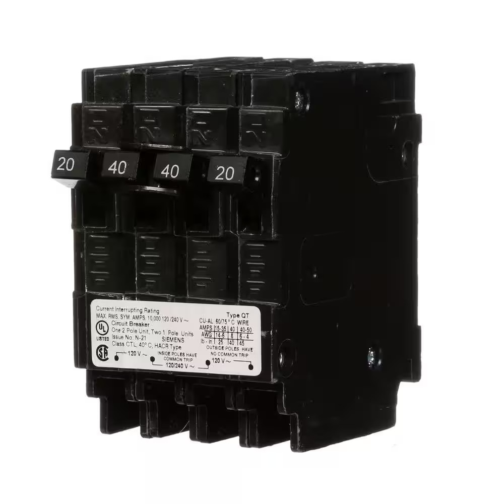 BRAND NEW SIEMENS Q22040CT QUAD BREAKER