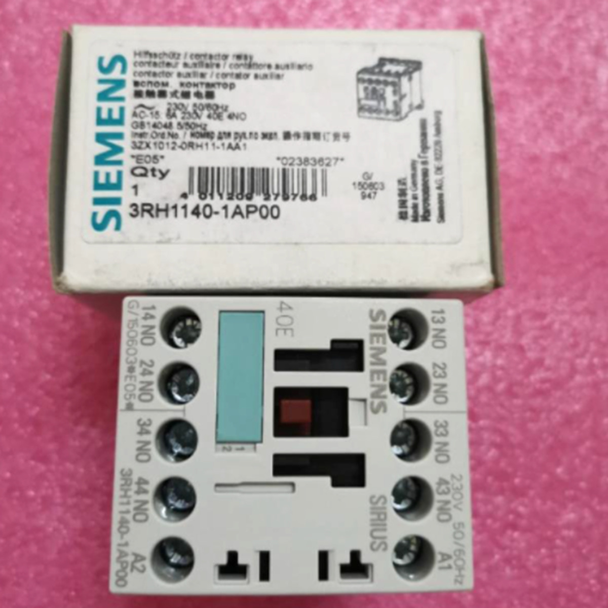 NEW SIEMENS 3RH1140-1AP00 Contactor