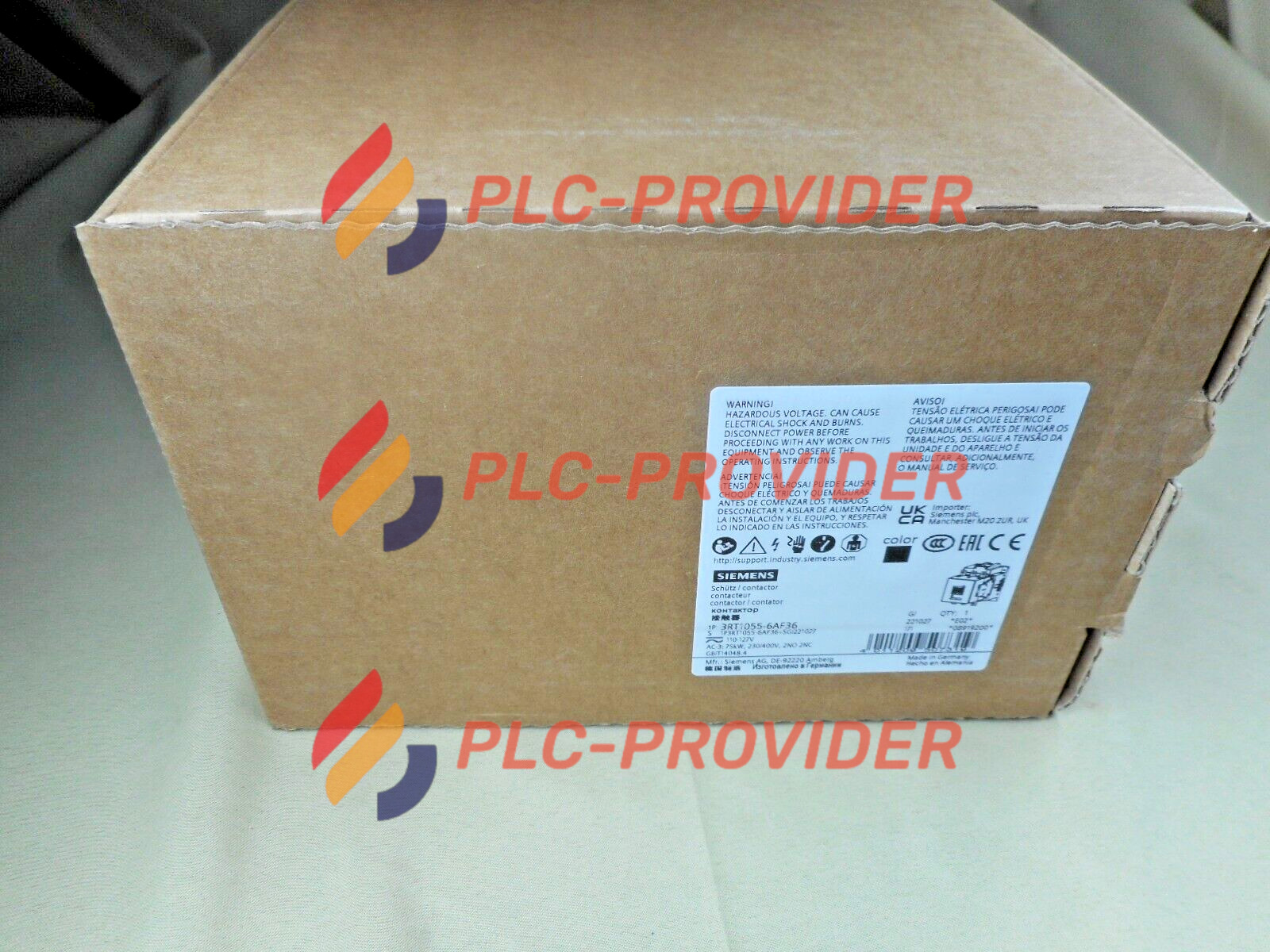 New in Box SIEMENS 3RT1055- 6AF36 AC Contactor Free Ship