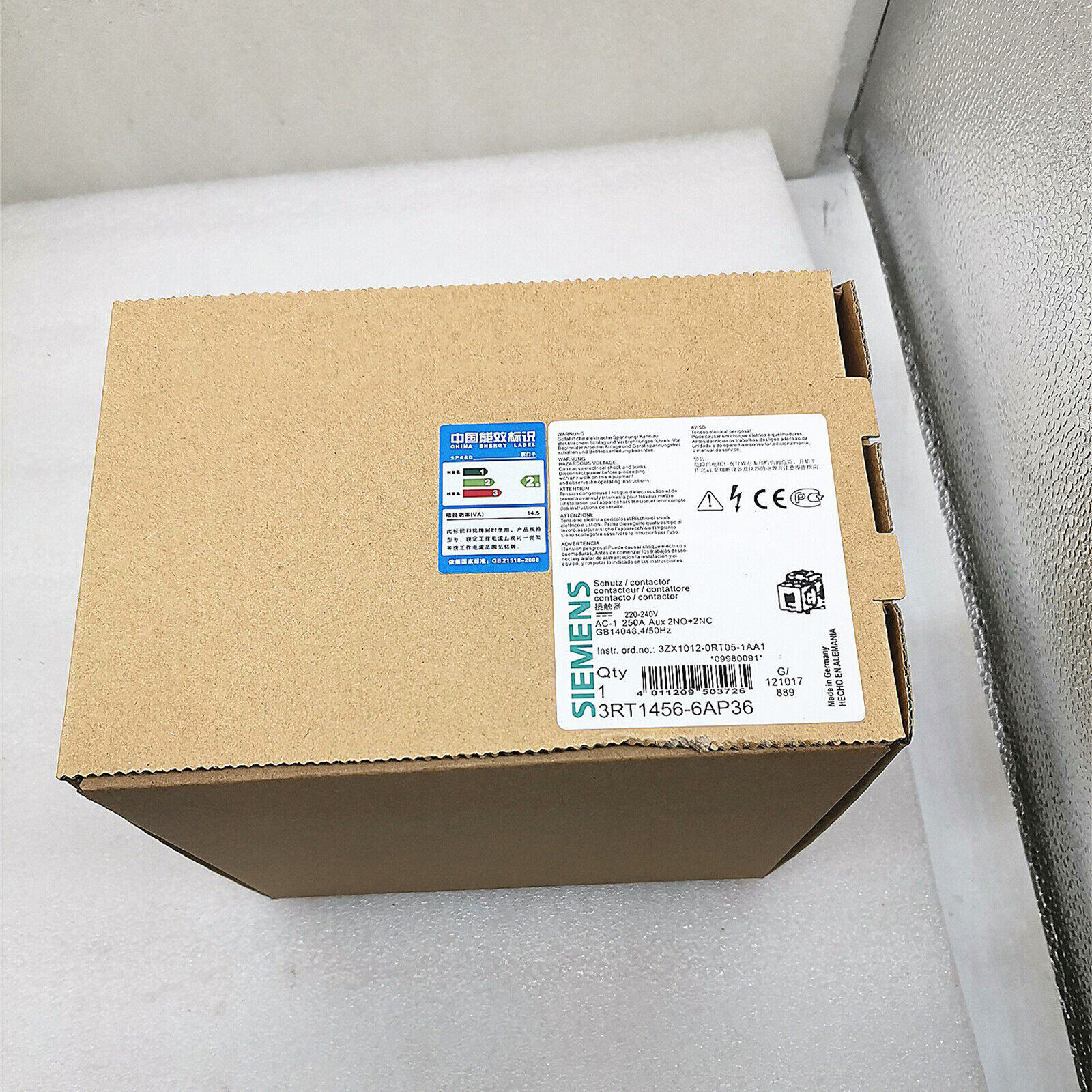 1PC NEW Siemens AC contactor 3RT1456-6AP36 3RT1456-6AP36 quality assurance