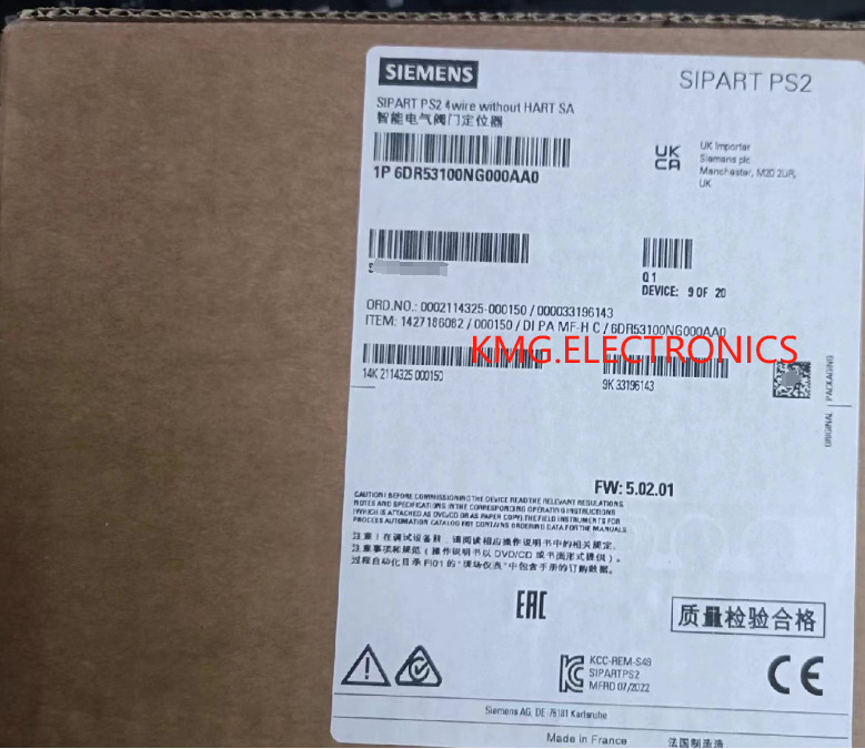 NEW SIEMENS  6DR5310-0NG00-0AA0 6DR5310-0NG00-0AA0 locator HART NEW IN BOX