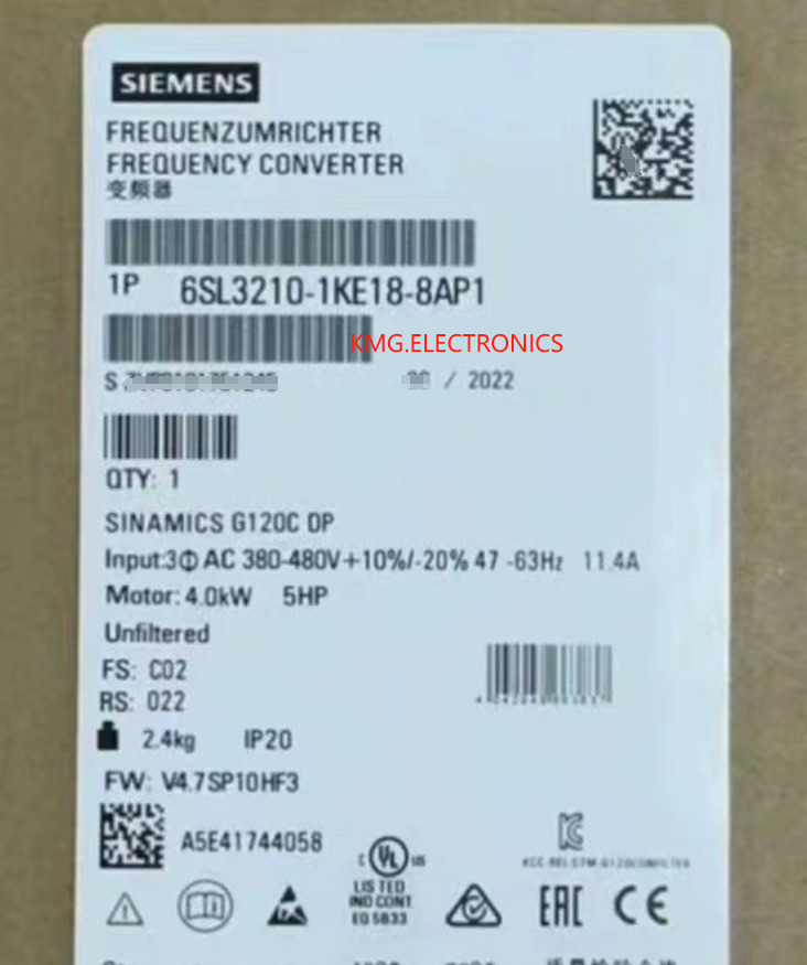 NEW SIEMENS 6SL3210-1KE18-8AP1 6SL3210-1KE18-8AP1 U3 1year warranty NEU IN BOX