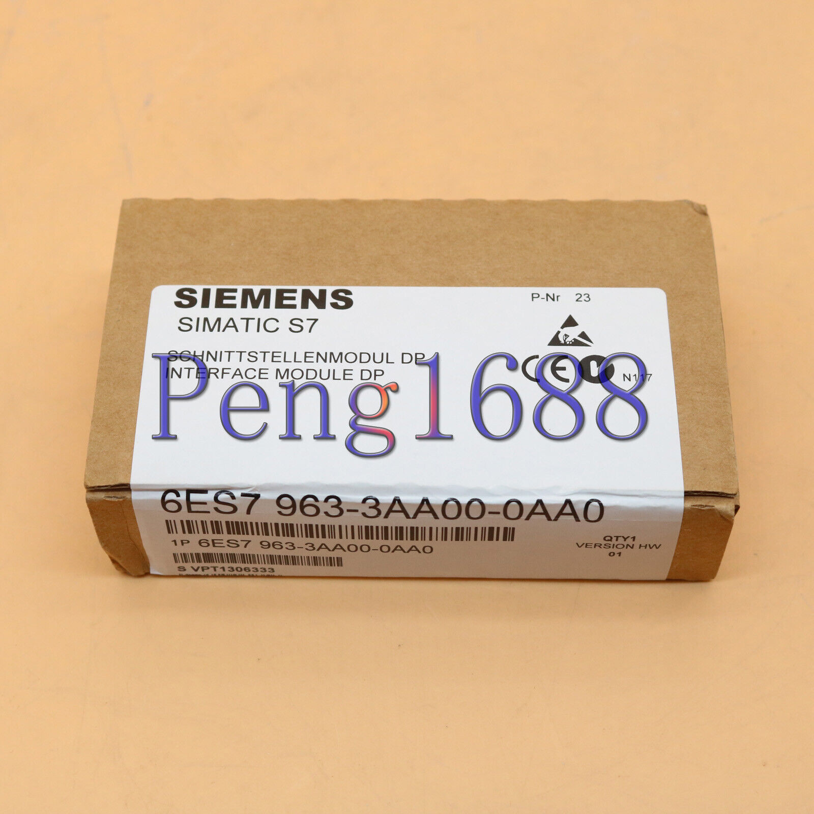SIEMENS NEW In Box 6ES7963-3AA00-0AA0 6ES7 963-3AA00-0AA0 One year warranty