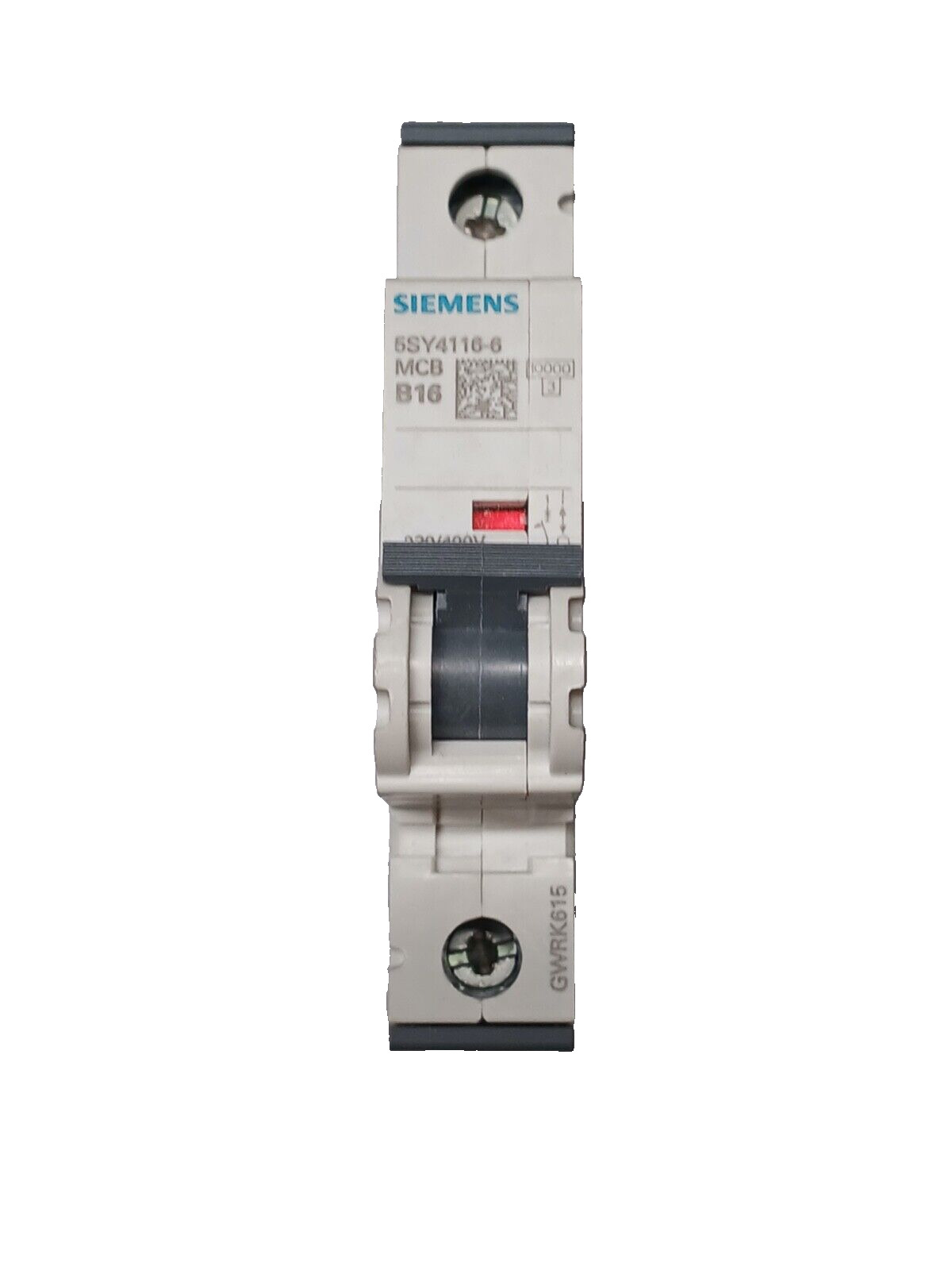 Siemens 5SY4116-6 Circuit Breaker B16A 1 Pole MCB 230V 6kA