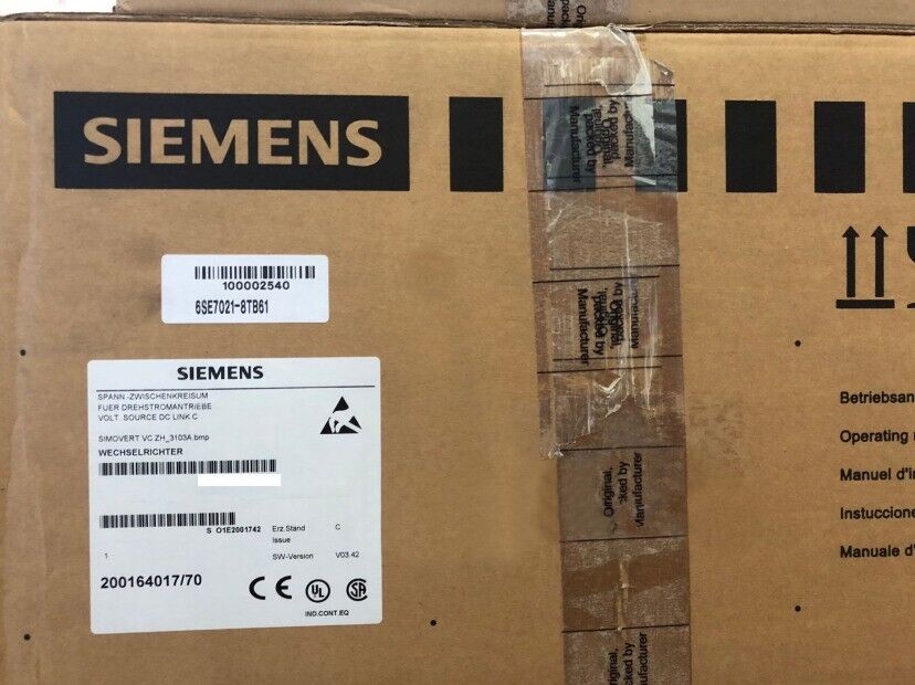 6SE7011-5EP60 New Sealed Siemens SIMOVERT Main Drive Motion Contro 6SE7011-5EP60