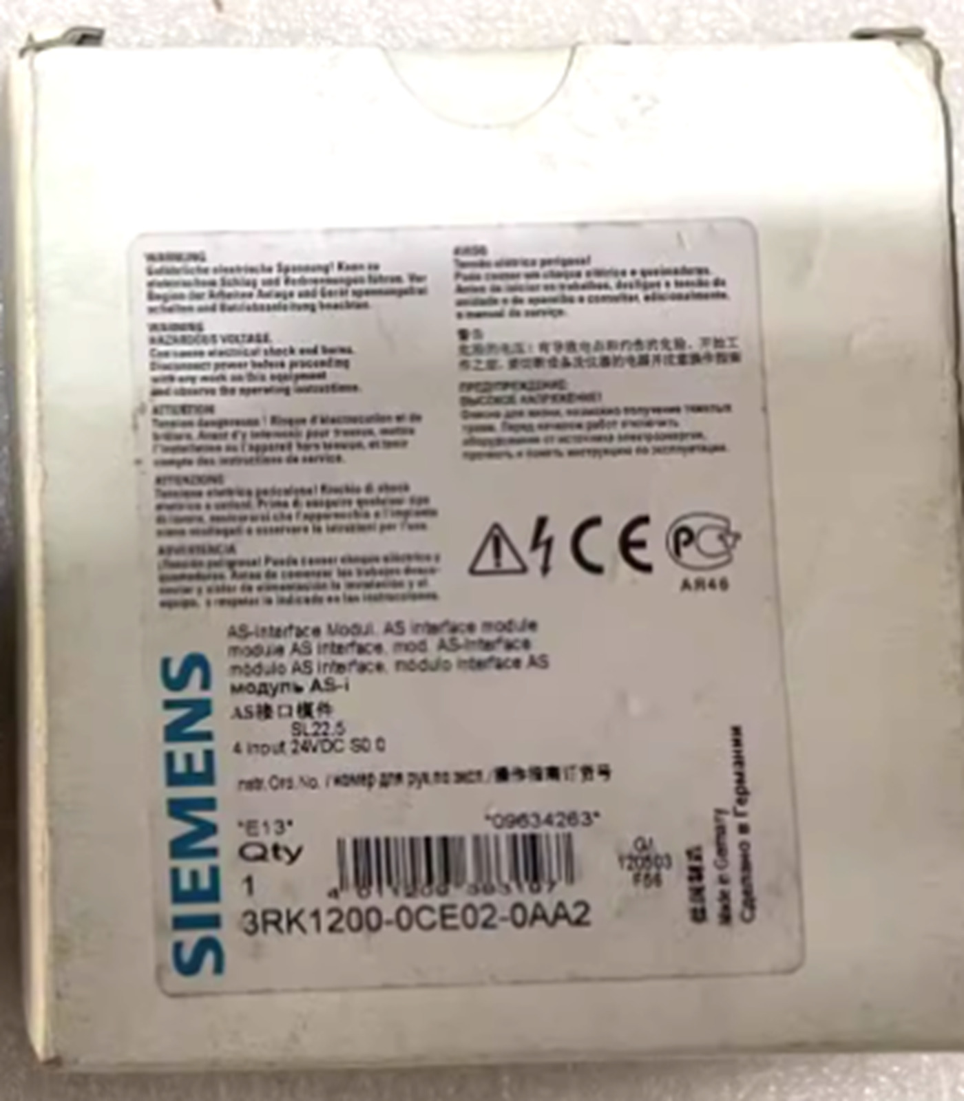 NEW SIEMENS 3RK1200-0CE02-0AA2 Interface Module