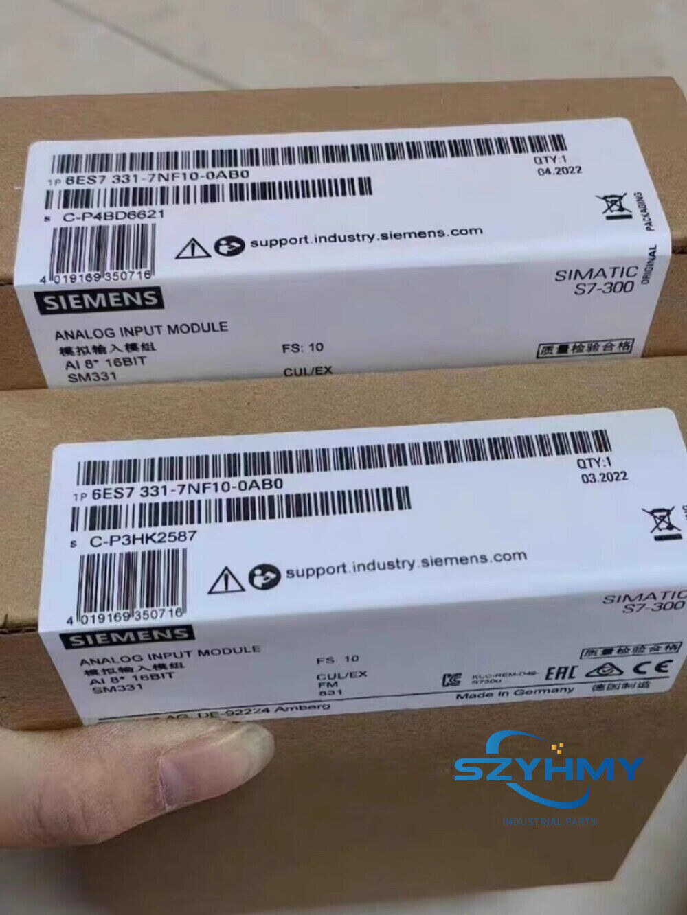 SIEMENS 6ES7 331-7NF10-0AB0 analog input Module #