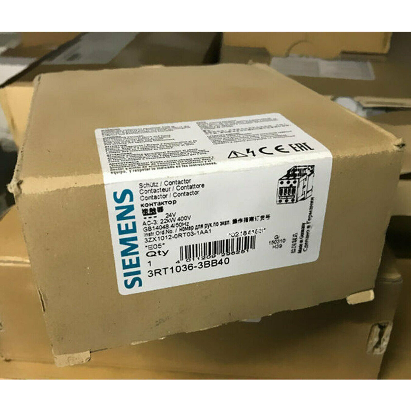 New in box Siemens contactor 3RT1036-3BB40 3RT10363BB40 One year warranty#XR