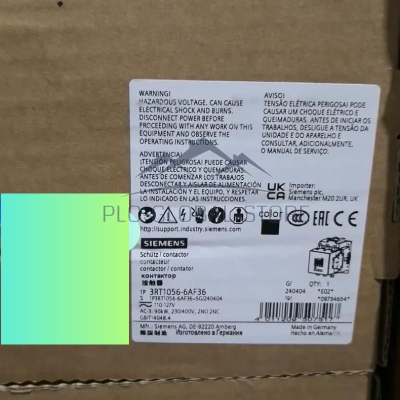 NEW 1PCS IN BOX SIEMENS 3RT1056-6AF36 3RT10566AF36 Contactor FAST SHIP
