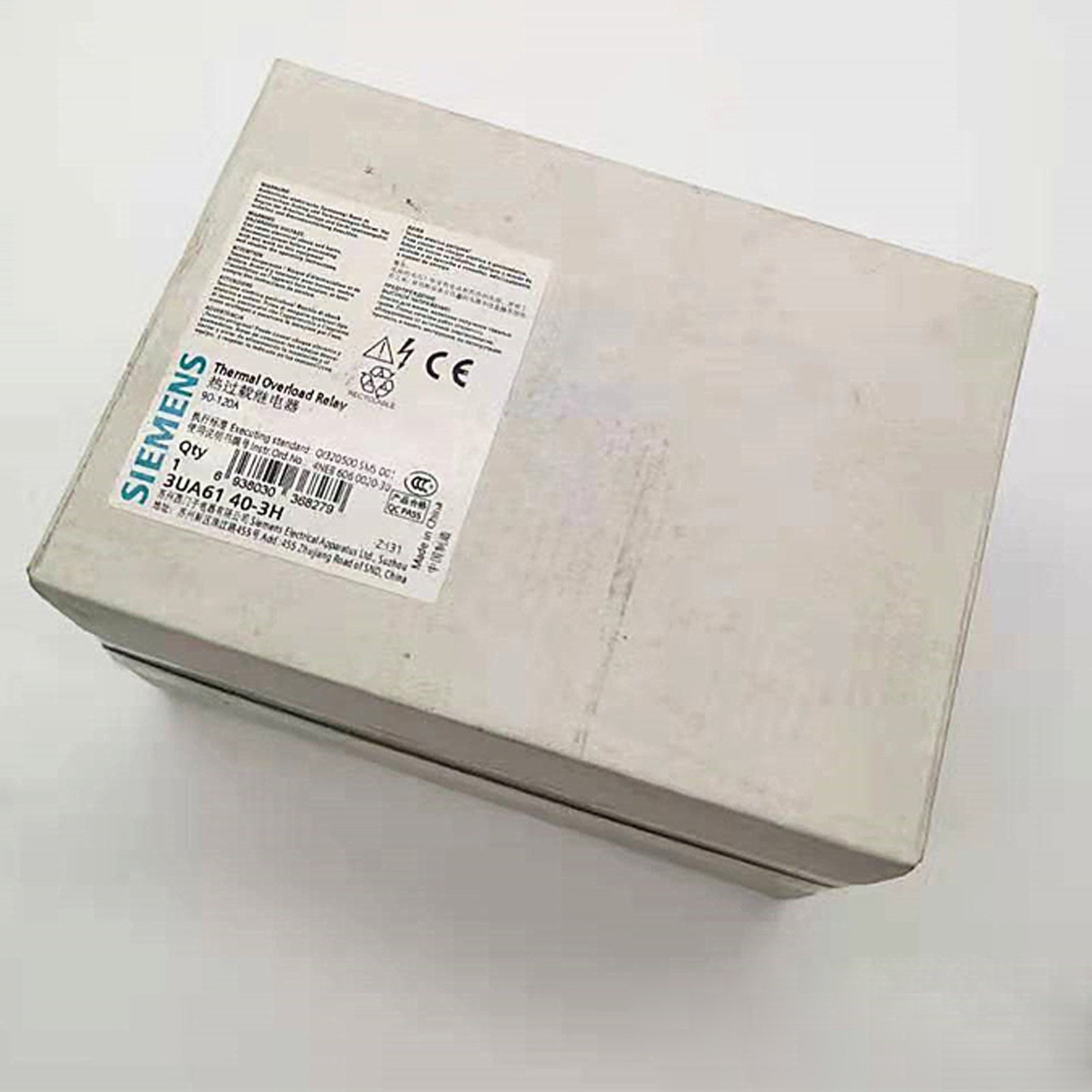 NEW SIEMENS Thermal Overload Relay 3UA6140-3H 90-120A Fast Delivery