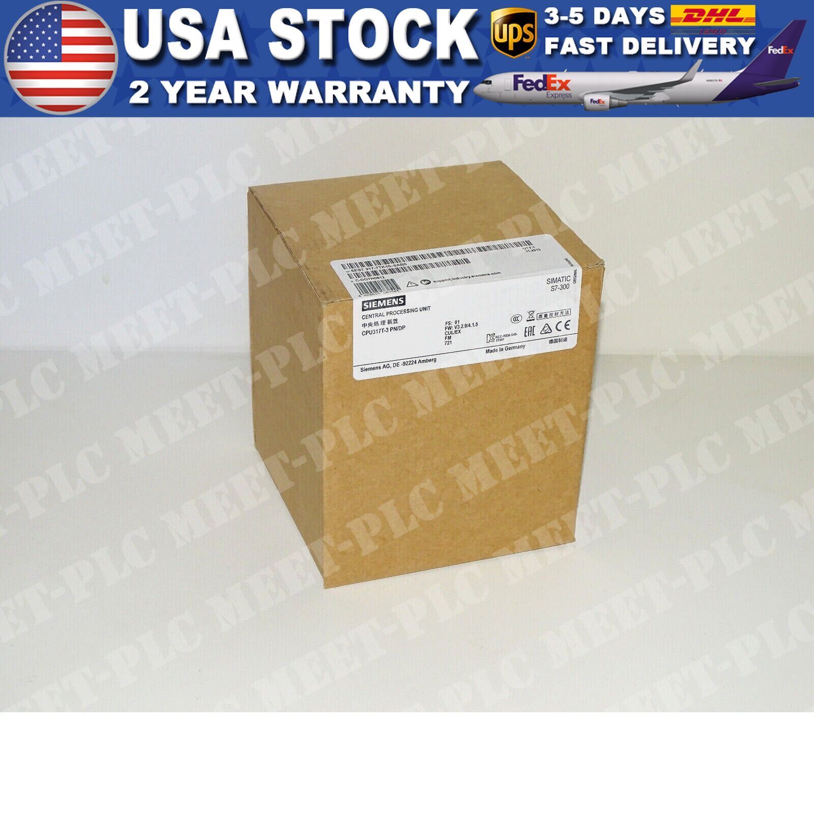 New Siemens S7-300 CPU 317T-3 PN/DP 6ES7317-7TK10-0AB0 6ES7 317-7TK10-0AB0