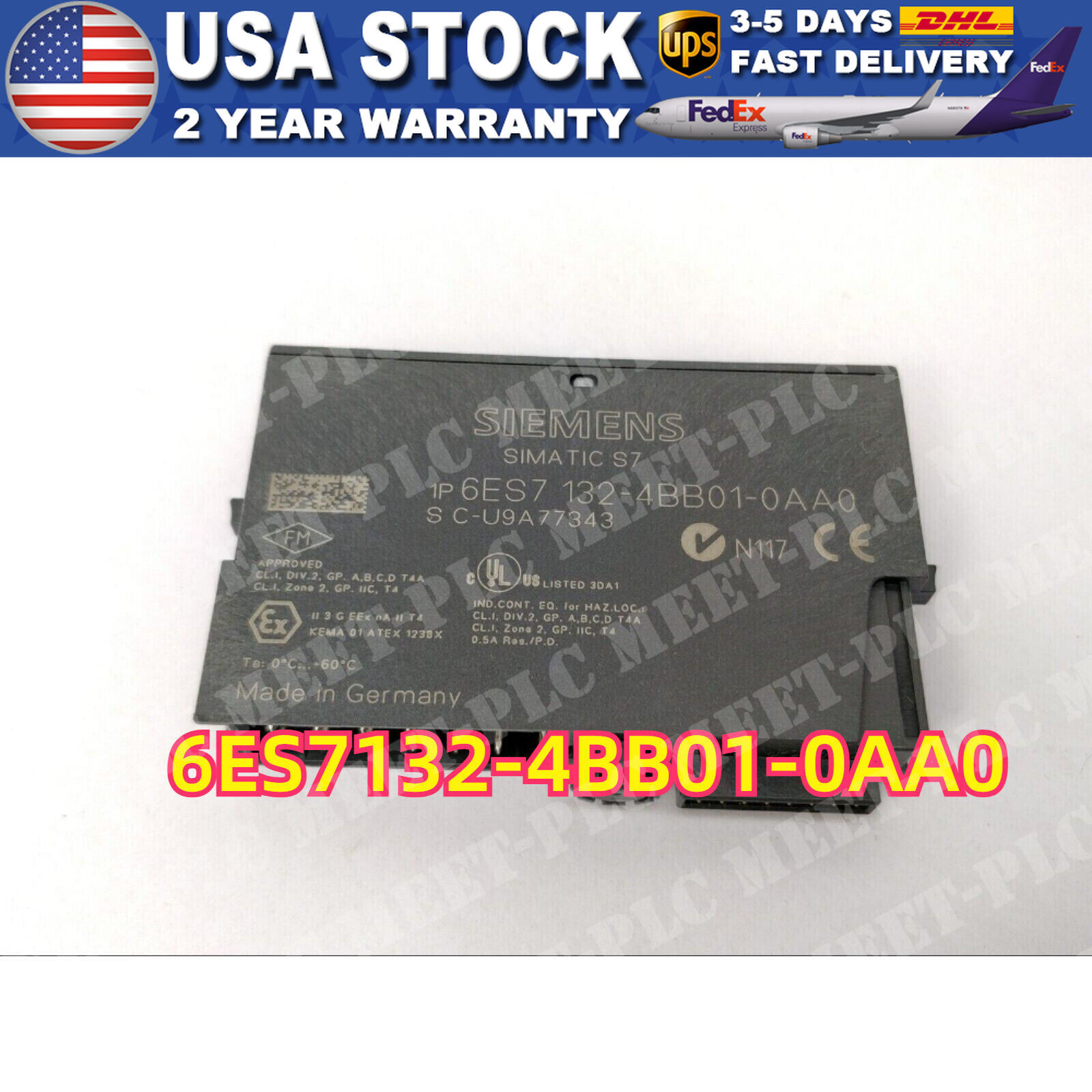 New Siemens 6ES7 132-4BB01-0AA0 6ES7132-4BB01-0AA0 SIMATIC DP Modules for ET200S