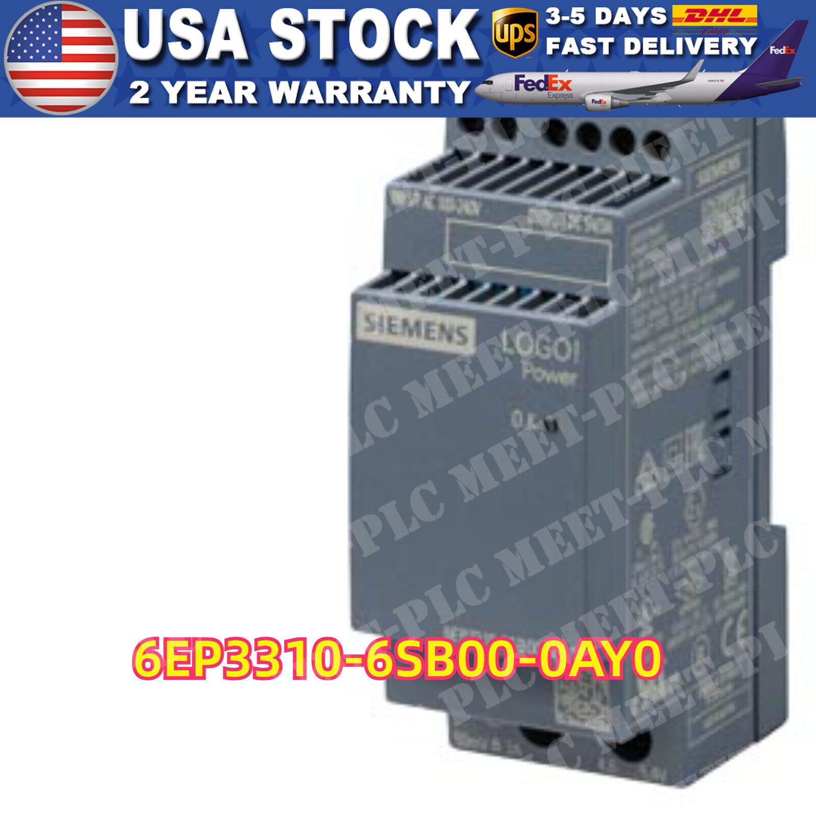 1PCS NEW SIEMENS LOGO! Power Supply 6EP3310-6SB00-0AY0 6EP3 310-6SB00-0AY0