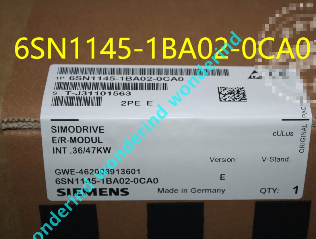 1PC 6SN1145-1BA02-0CA0 NEW SIEMENS SIMODRIVE FREE SHIP 6SN1 145-1BA02-0CA0