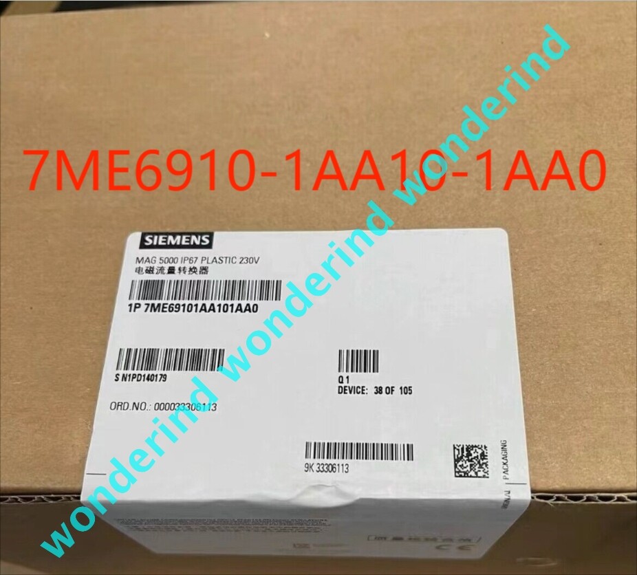 New Siemens 7ME69101AA101AA0 MAG 5000 Transmitter Sitrans 7ME6910-1AA10-1AA0