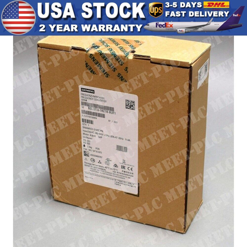 New Siemens 6SL3210-1KE18-8UF1 6SL3 210-1KE18-8UF1 1 Year Warranty Fast Shipping