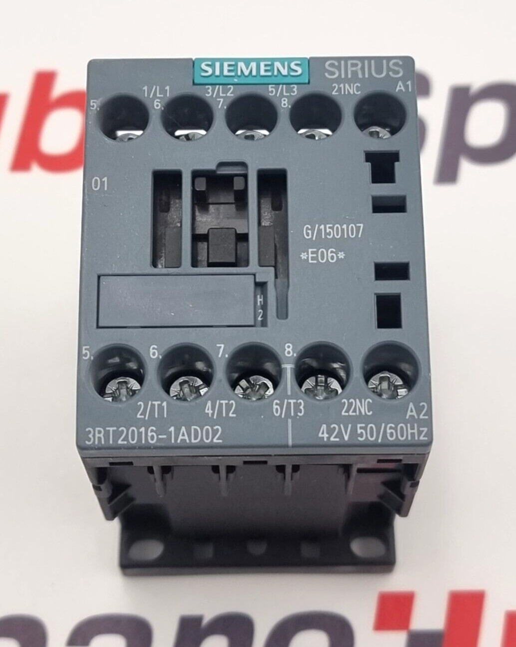 SIEMENS 3RT2016-1AD02 Contactor (Lot Of 2 Pcs)