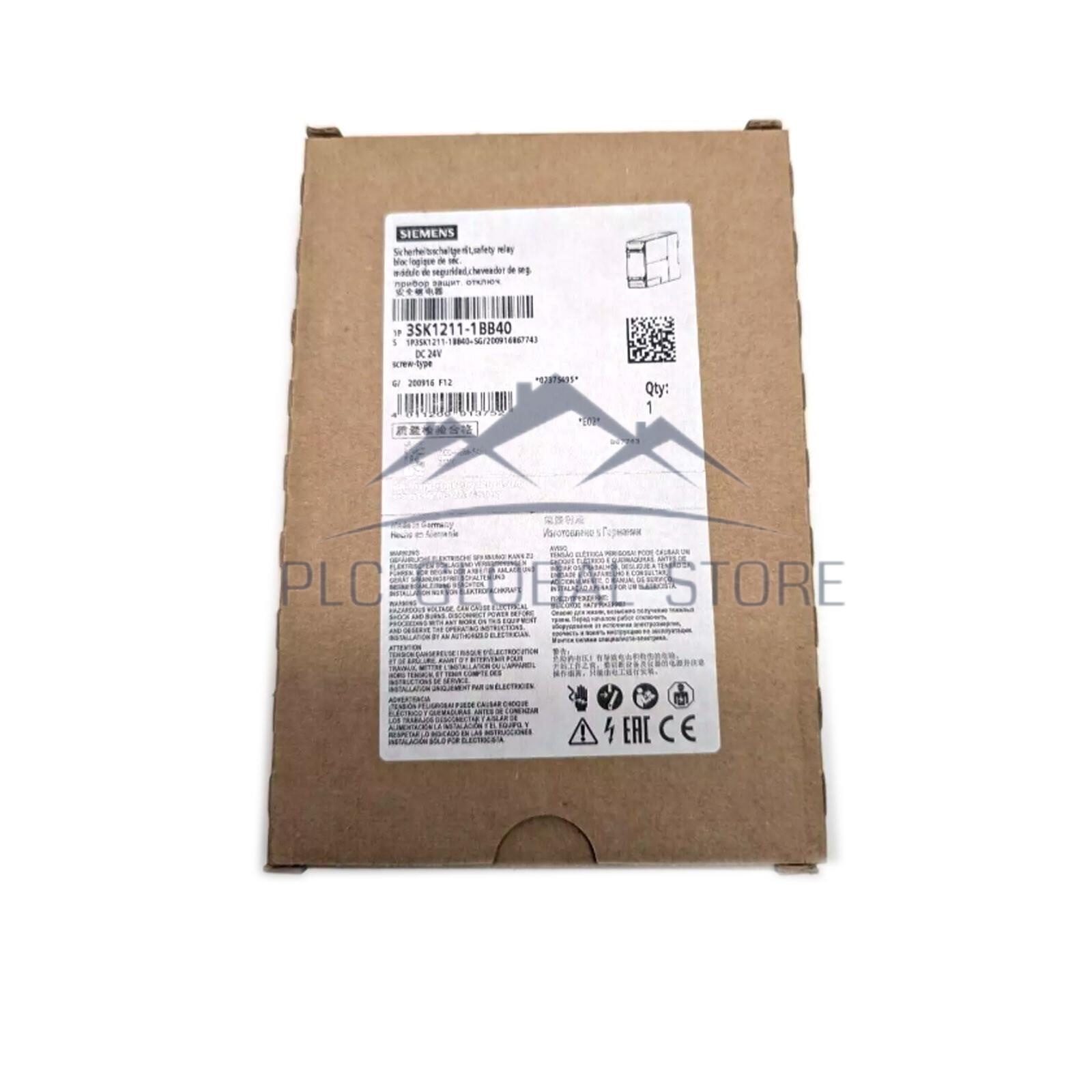 ONE   Siemens 3SK1211-1BB40 Safety Relay 24V DC New .