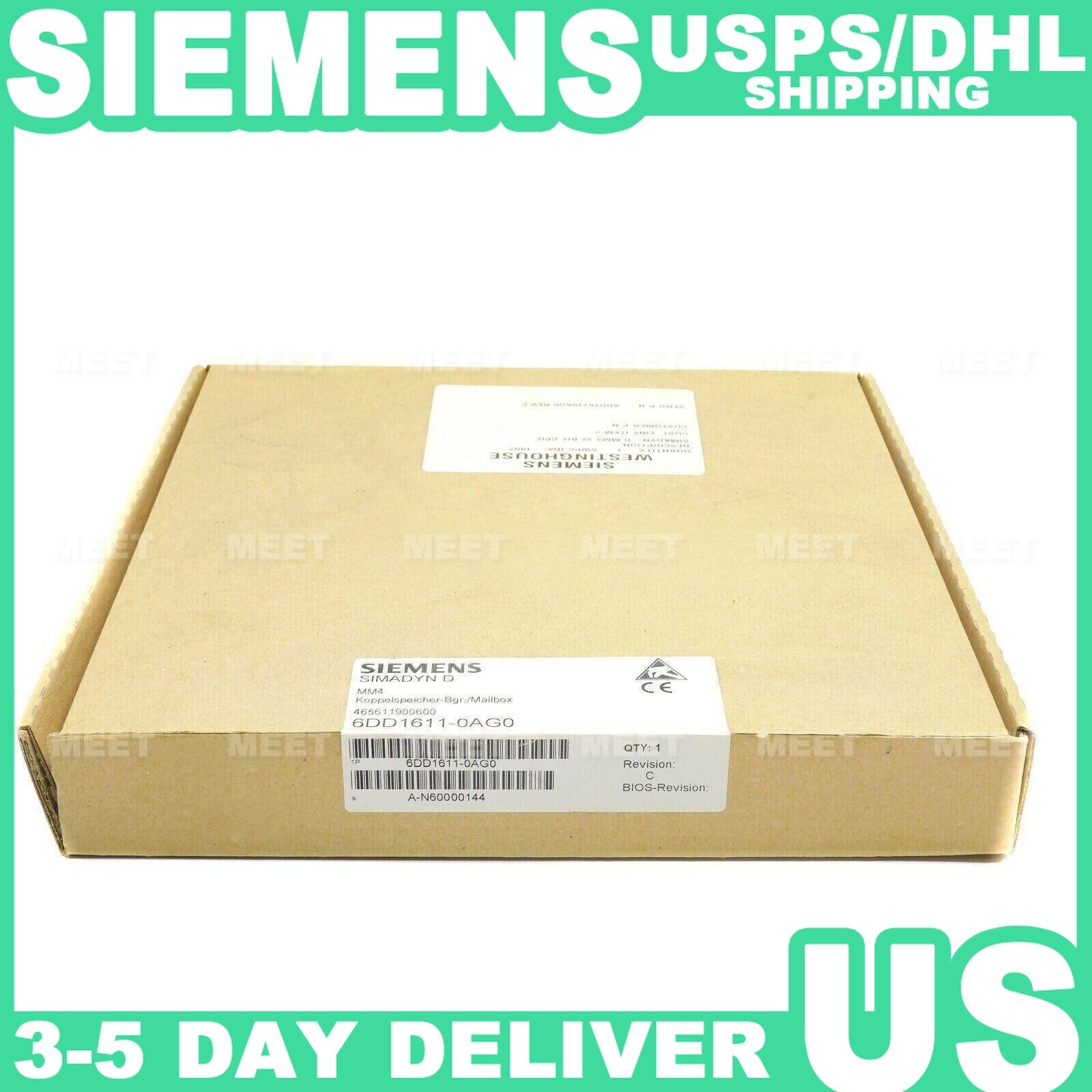 New Siemens 6DD1611-0AG0 6DD16110AG0 SIMADYN D MAILBOX MM4